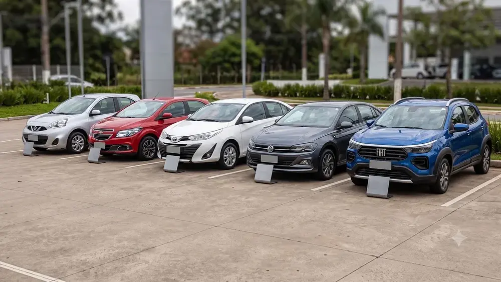 5 carros econômicos e bons de estrada por até R$ 85 mil