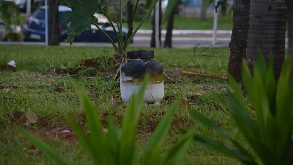 Botijão pega fogo e assusta em preparativos do Arraial de Santo Antônio