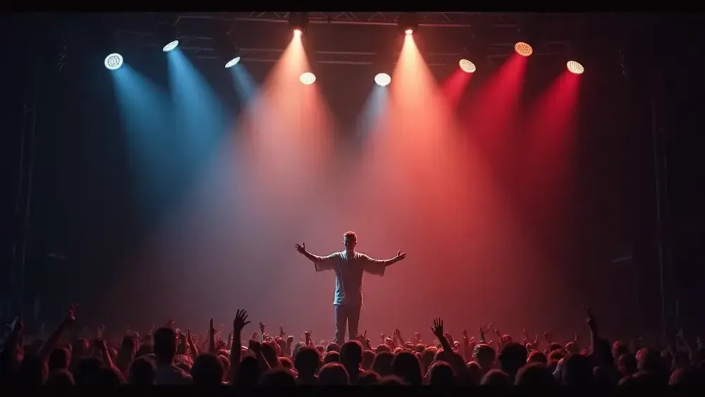 Como os filmes de shows ao vivo são gravados e produzidos