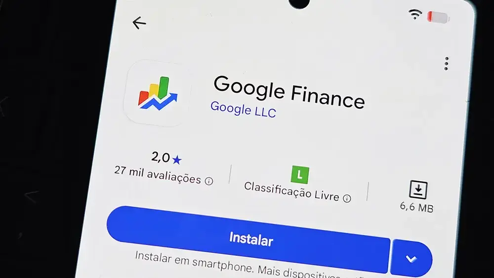 Google Finance ganha app no Android com IA