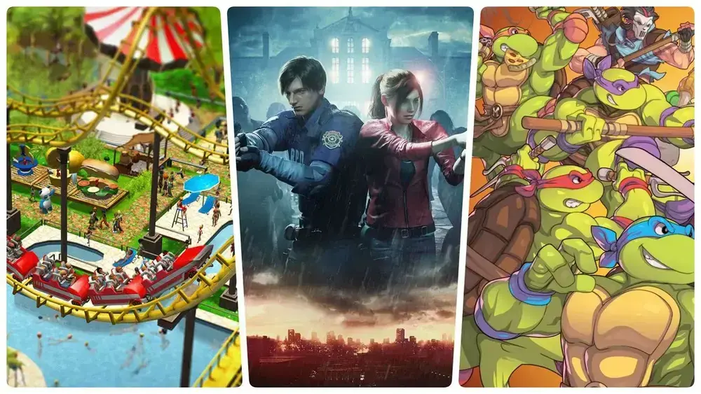 Jogos grátis: Resident Evil 2 e Tartarugas Ninjas