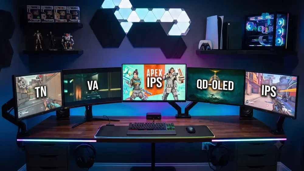 Monitores gamer: painéis TN, VA, IPS e OLED explicados