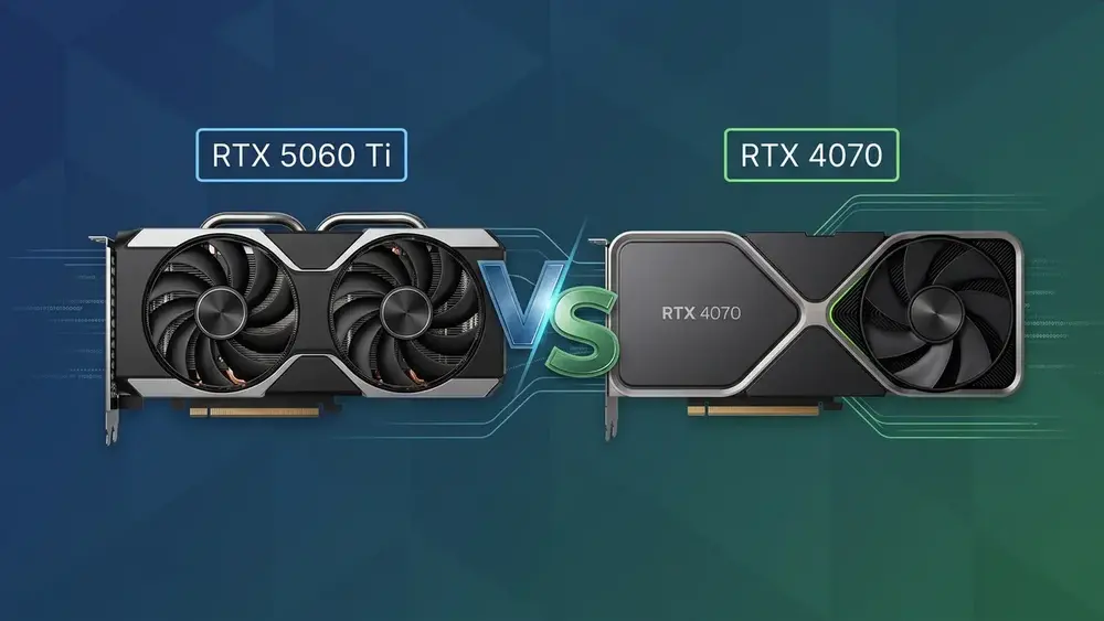 RTX 5060 Ti 16GB vs RTX 4070: qual vence em QHD?