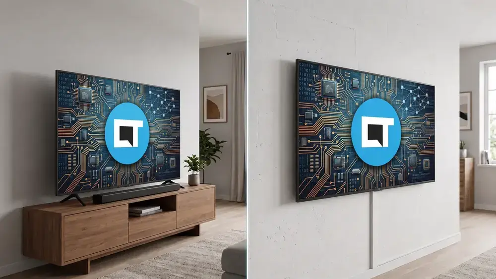 TV na parede ou rack: qual opção melhora som e ventilação?