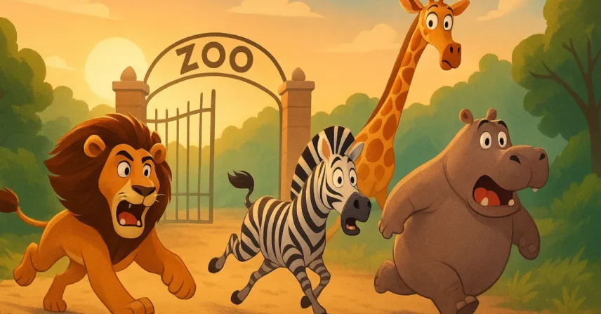 Madagascar: Fuga do Zoo! O Início da Aventura Marcante