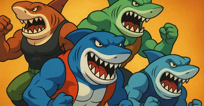 Street Sharks: Tubarões mutantes dominaram a TV 80 com ação