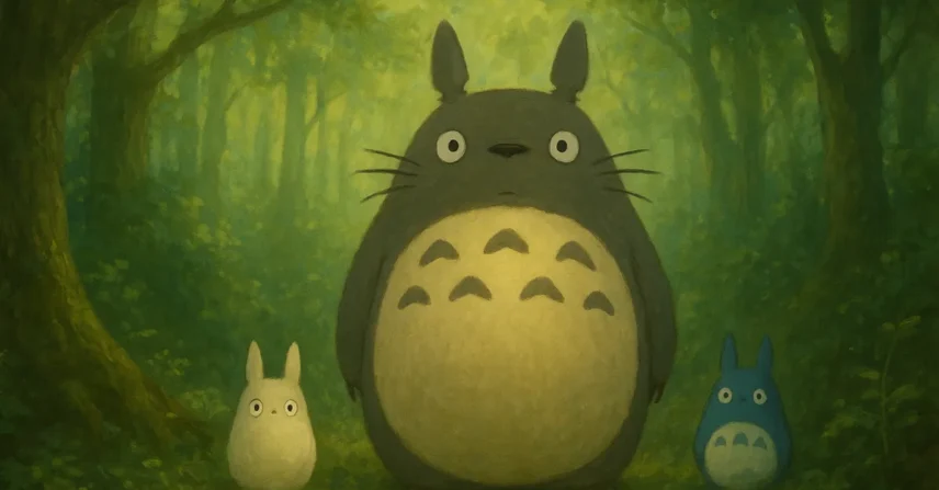 Totoro: Ghibli revela criaturas mágicas da floresta no clássico