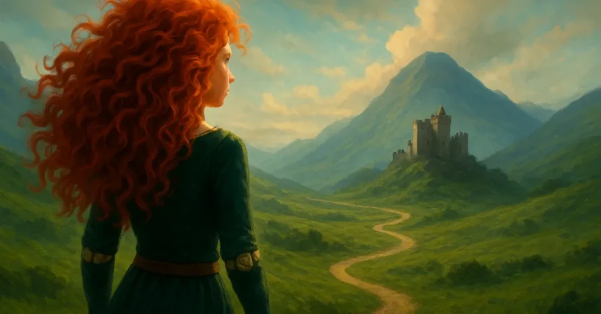 Valente: Merida e sua jornada rebelde na mágica Escócia